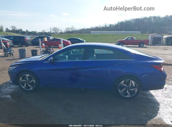 KMHLP4AG4MU090341 2021 HYUNDAI ELANTRA Blue Vista interior de 360 grados