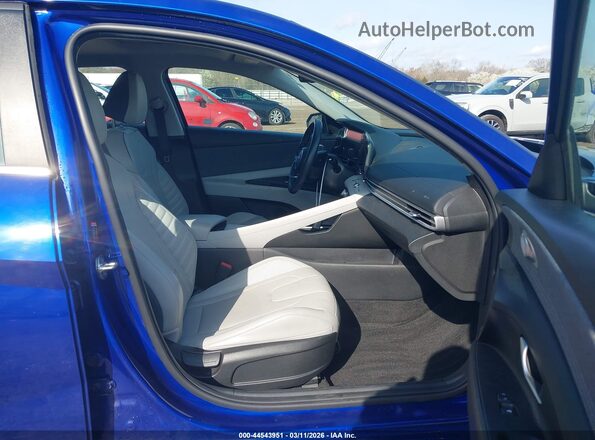 KMHLP4AG4MU090341 2021 HYUNDAI ELANTRA Blue Vista interior delantera