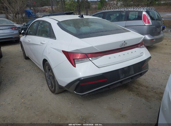 KMHLP4DG3SU888810 2025 HYUNDAI ELANTRA White Հետևի ձախ