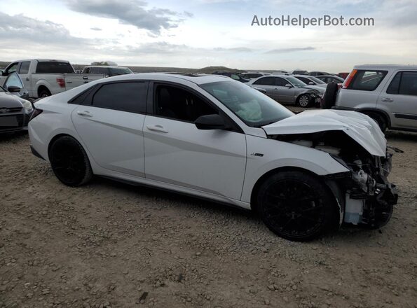 KMHLR4AF1MU189247 2021 HYUNDAI ELANTRA White Առջևի աջ