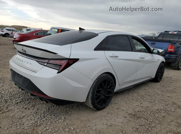 KMHLR4AF1MU189247 2021 HYUNDAI ELANTRA White Հետևի աջ