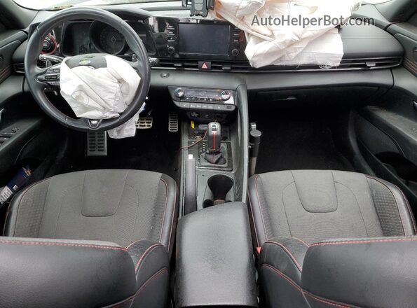 KMHLR4AF1MU189247 2021 HYUNDAI ELANTRA White Առջևի վահանակի տեսք