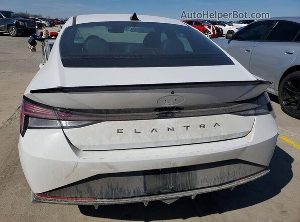 KMHLR4AF2MU146648 2021 HYUNDAI ELANTRA Белый Вид сзади