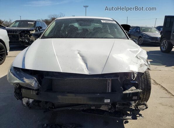 KMHLR4AF2MU146648 2021 HYUNDAI ELANTRA Белый Вид спереди