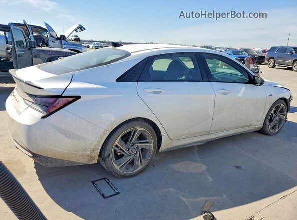 KMHLR4AF2MU146648 2021 HYUNDAI ELANTRA Белый Задняя правая четверть
