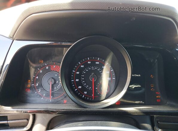 KMHLR4AF2MU146648 2021 HYUNDAI ELANTRA Белый Вид щитка приборов