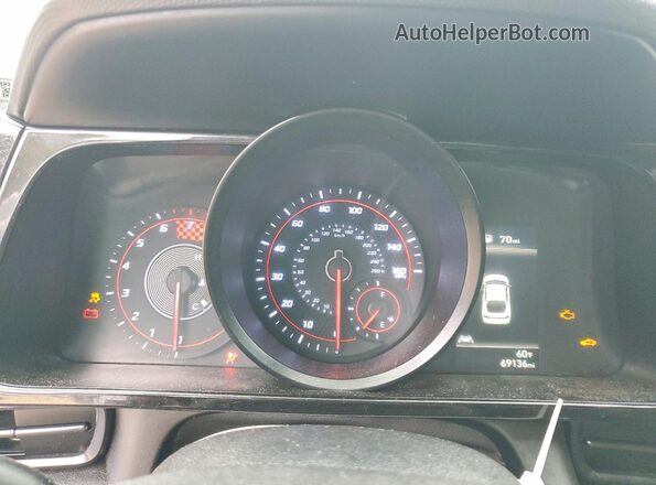 KMHLR4AF5MU179014 2021 HYUNDAI ELANTRA White ხელსაწყოთა პანელის ხედი
