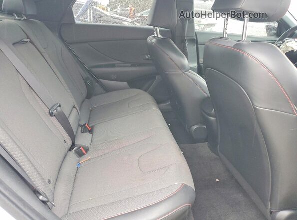 KMHLR4AF5MU179014 2021 HYUNDAI ELANTRA White უკანა სავარძლების ხედი