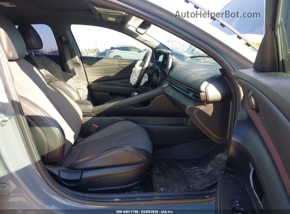 KMHLR4AF6MU182360 2021 HYUNDAI ELANTRA Gray Front interior view