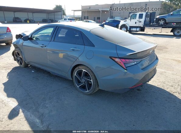 KMHLR4AF6MU182360 2021 HYUNDAI ELANTRA Gray Rear left
