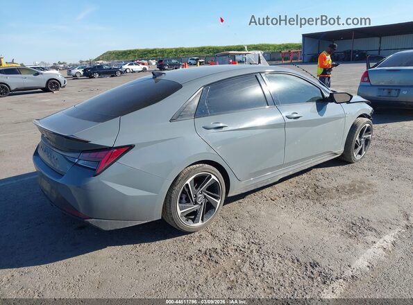 KMHLR4AF6MU182360 2021 HYUNDAI ELANTRA Gray Rear right