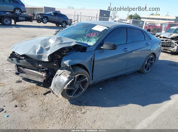 KMHLR4AF6MU182360 2021 HYUNDAI ELANTRA Gray Front left