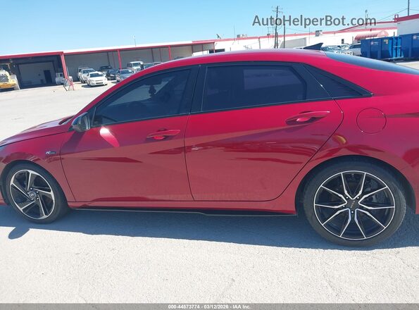KMHLR4AFXMU105619 2021 HYUNDAI ELANTRA Красный Панорамный вид салона 360°