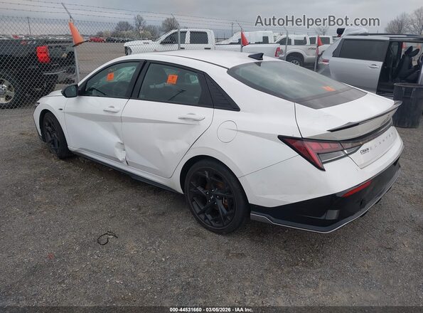 KMHLR4DF4RU822973 2024 HYUNDAI ELANTRA Белый Задняя левая четверть