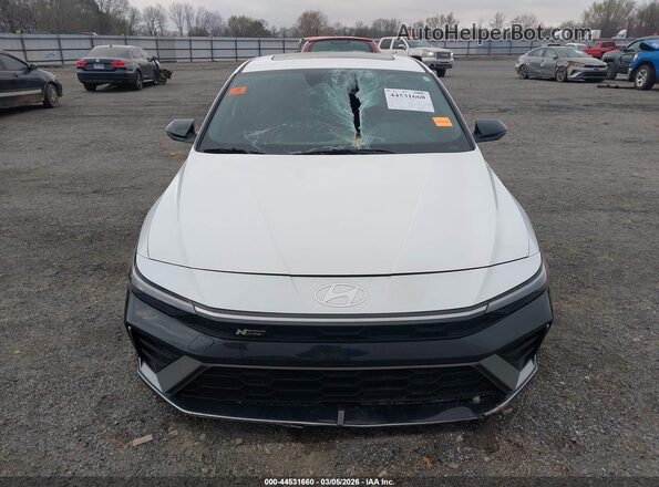 KMHLR4DF4RU822973 2024 HYUNDAI ELANTRA Белый Вид щитка приборов