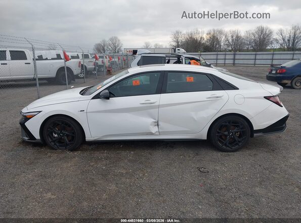 KMHLR4DF4RU822973 2024 HYUNDAI ELANTRA Белый Панорамный вид салона 360°