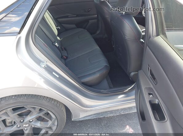 KMHLR4DF5RU810315 2024 HYUNDAI ELANTRA Gray VIN კოდის სტიკერის ხედი