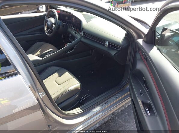 KMHLR4DF5RU810315 2024 HYUNDAI ELANTRA Gray წინა სალონის ხედი