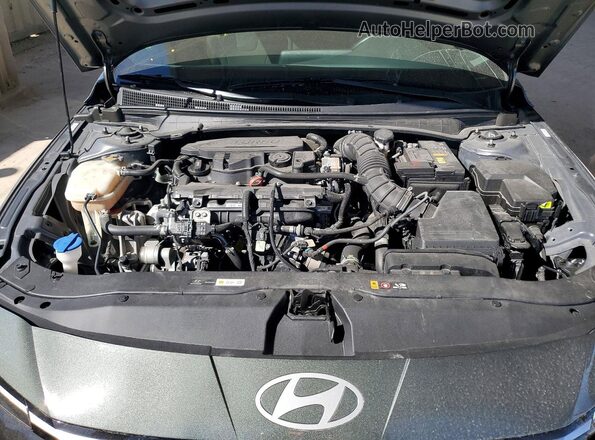 KMHLR4DF9RU795642 2024 HYUNDAI ELANTRA Gray Rear interior view