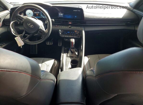 KMHLR4DF9RU795642 2024 HYUNDAI ELANTRA Gray Dashboard view