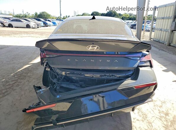 KMHLR4DF9RU795642 2024 HYUNDAI ELANTRA Gray Rear view