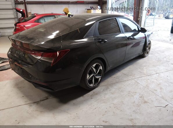KMHLS4AG0PU557001 2023 HYUNDAI ELANTRA Black Tył prawy