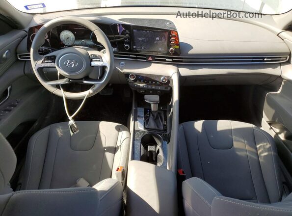 KMHLS4AG2MU187178 2021 HYUNDAI ELANTRA Gray 