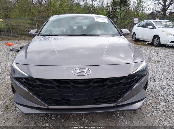 KMHLS4AG4MU211786 2021 HYUNDAI ELANTRA Silver უკანა სალონის ხედი