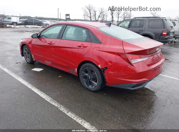 KMHLS4AG4NU293326 2022 HYUNDAI ELANTRA Red Задня ліва чверть