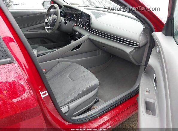 KMHLS4AG4NU293326 2022 HYUNDAI ELANTRA Red Вид салону спереду