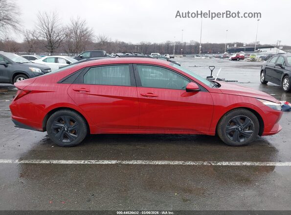KMHLS4AG4NU293326 2022 HYUNDAI ELANTRA Red Вид задньої частини салону