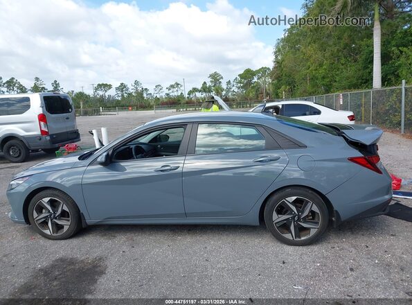 KMHLS4AG5PU441101 2023 HYUNDAI ELANTRA Gray Սալոնի 360 աստիճան տեսք