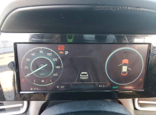 KMHLS4AG6MU069599 2021 HYUNDAI ELANTRA Черный Вид щитка приборов