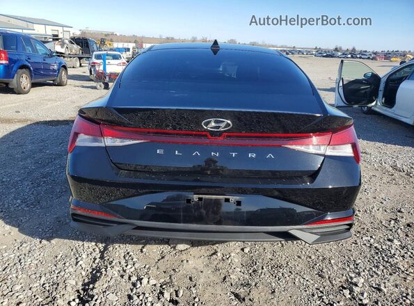 KMHLS4AG6MU069599 2021 HYUNDAI ELANTRA Черный Вид сзади