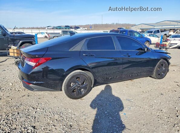 KMHLS4AG6MU069599 2021 HYUNDAI ELANTRA Черный Задняя правая четверть