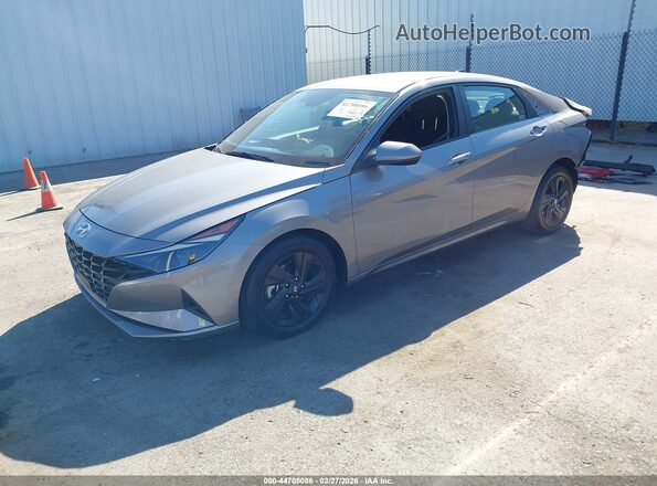 KMHLS4AG6MU210946 2021 HYUNDAI ELANTRA Gray Передня ліва чверть