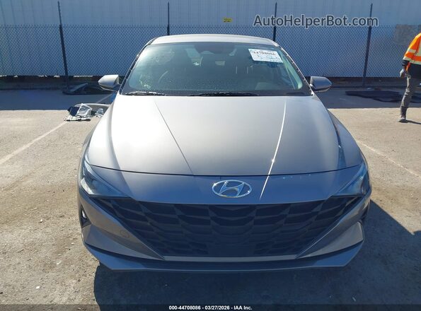 KMHLS4AG6MU210946 2021 HYUNDAI ELANTRA Gray Вид задньої частини салону