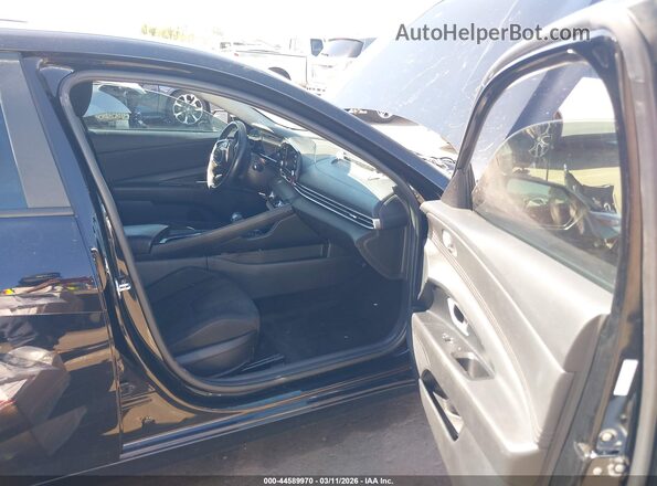 KMHLS4AG7NU216899 2022 HYUNDAI ELANTRA Black წინა სალონის ხედი