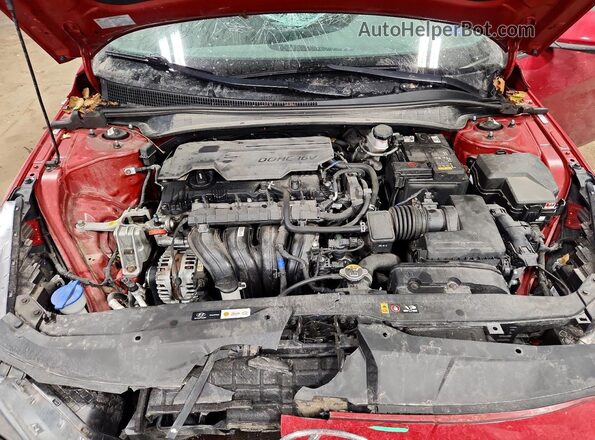 KMHLS4AG9MU211301 2021 HYUNDAI ELANTRA Red Rear interior view