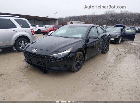 KMHLS4AGXMU211016 2021 HYUNDAI ELANTRA Black Front left