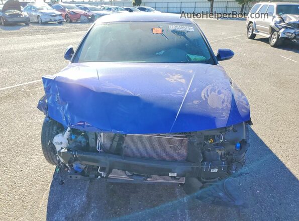 KMHLS4AGXNU347437 2022 HYUNDAI ELANTRA Синий Вид спереди
