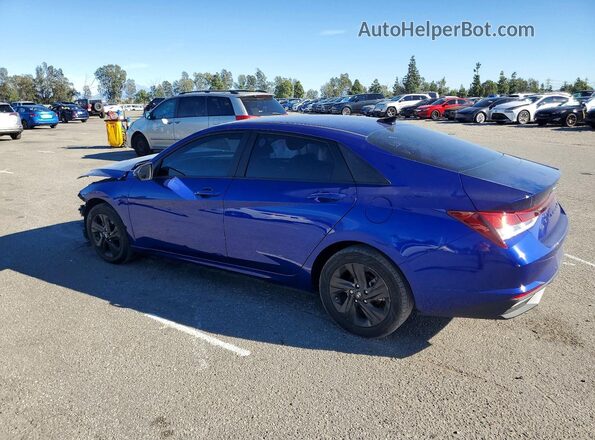 KMHLS4AGXNU347437 2022 HYUNDAI ELANTRA Синий Задняя левая четверть