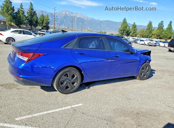 KMHLS4AGXNU347437 2022 HYUNDAI ELANTRA Синий Задняя правая четверть
