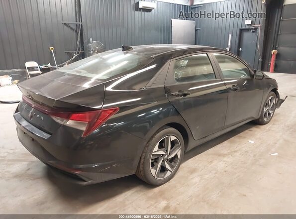 KMHLS4AGXPU556101 2023 HYUNDAI ELANTRA Black Հետևի աջ