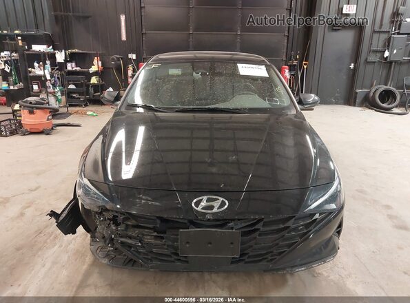 KMHLS4AGXPU556101 2023 HYUNDAI ELANTRA Black Սալոնի հետևի տեսք
