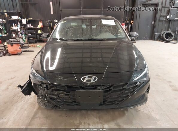 KMHLS4AGXPU556101 2023 HYUNDAI ELANTRA Black Դիմացի տեսք