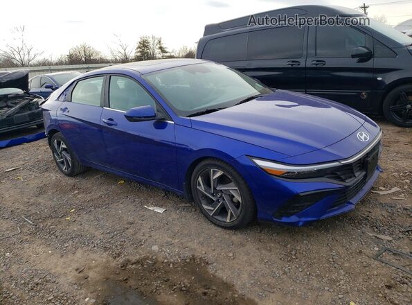 KMHLS4DG1SU878694 2025 HYUNDAI ELANTRA Blue Передня права чверть