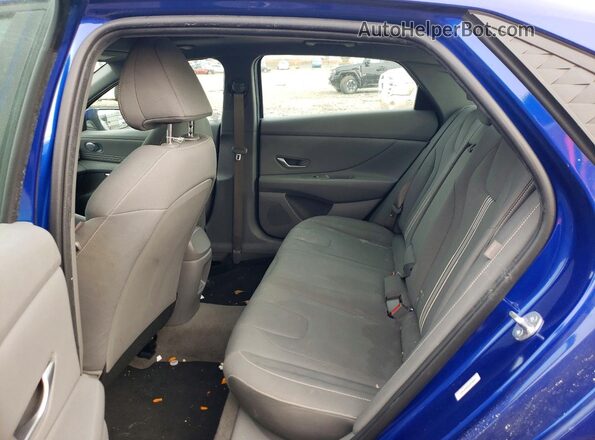KMHLS4DG1SU878694 2025 HYUNDAI ELANTRA Blue Вид задніх сидінь