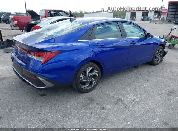 KMHLS4DG2RU815601 2024 HYUNDAI ELANTRA Blue Задня права чверть
