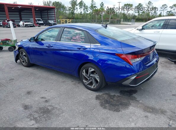 KMHLS4DG2RU815601 2024 HYUNDAI ELANTRA Blue Задня ліва чверть